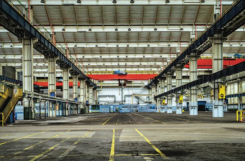 Interior of a factory