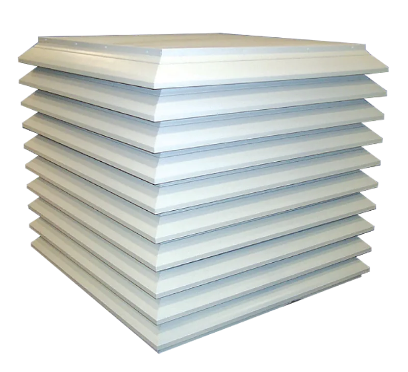 A penthouse louver