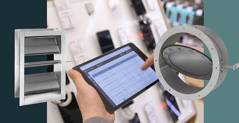 Image of two dampers to be used in a cellphone repair shop