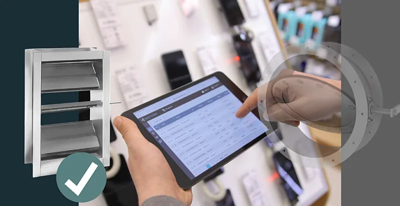 Image of a control damper to be used in a cellphone repair shop