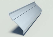 Louver blade for sunshade